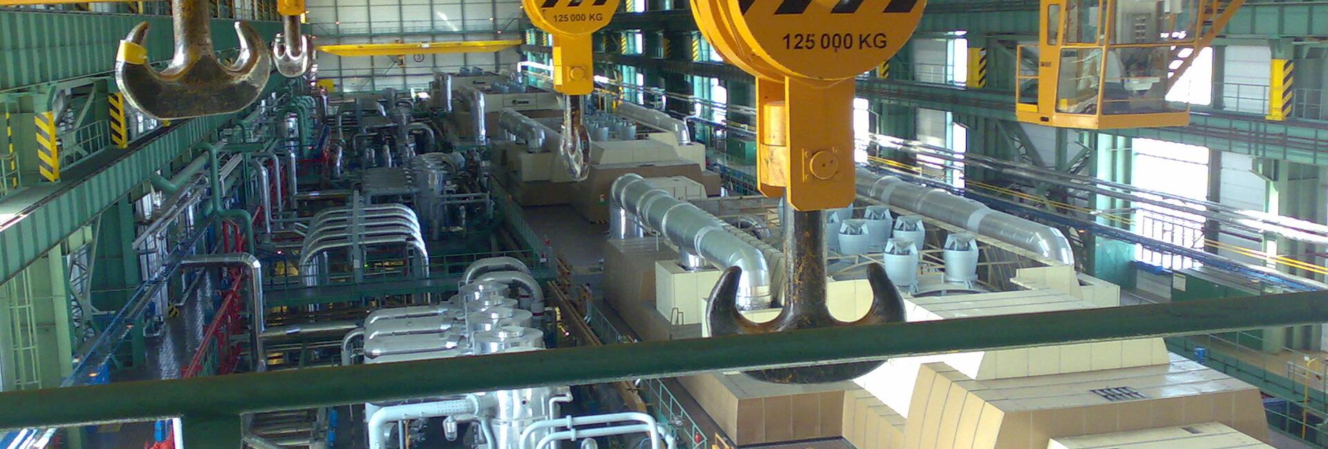 References: Upgrade of 125/50t Cranes for a Nuclear Power Plant 