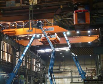 References: Delivery of a 35/12.5t Quenching Crane